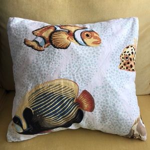 2 Gently used fish pillow case